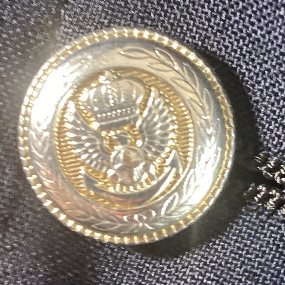 Mens Pre Owned Vintage Jos A Bank Navy Wool Executive Blazer 52L - Picture 4 of 8